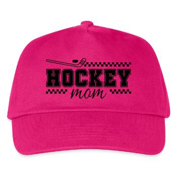 Hockey Mama | Hockey Mom - Kinder Basecap - Fuchsia - Vorne