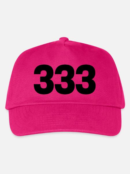 333 Engelzahl - Kinder Basecap - Fuchsia