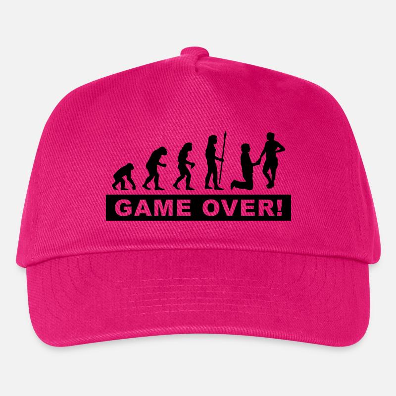 evolution_wedding - Casquette de baseball Enfant - fuchsia