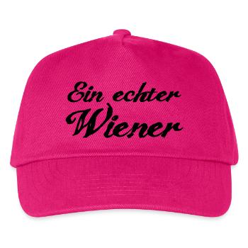Ein echter Wiener - Kinder Basecap - Fuchsia - Vorne