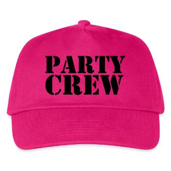 Party Crew - Kinder Basecap - Fuchsia - Vorne