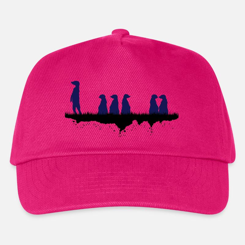 Afrikanische Erdmaennchen - Kinder Basecap - Fuchsia