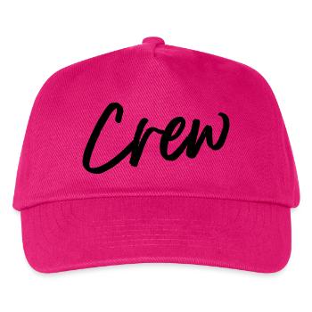 crew - Kinder Basecap - Fuchsia - Vorne