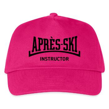 Après-Ski – Instructor (Konkav / Apres Ski / B) - Kinder Basecap - Fuchsia - Vorne