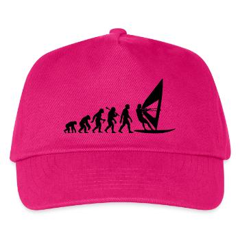 Windsurfer Windsurfing Evolution Für Surfer - Kinder Basecap - Fuchsia - Vorne