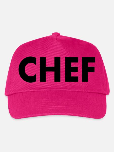 Chef - Kinder Basecap - Fuchsia