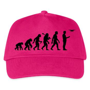 Drohne Evolution Für Drone Piloten - Kinder Basecap - Fuchsia - Vorne