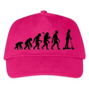Roller Evolution Elektroroller Rollerfahrer - Kinder Basecap - Fuchsia - Vorne