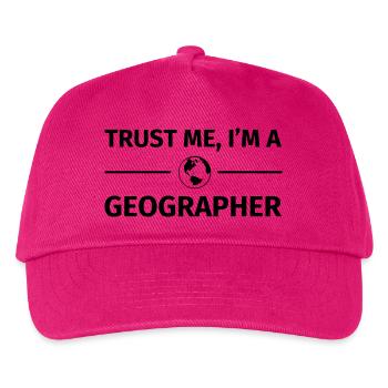 Trust me I'm a Geographer - Kids’ Baseball Cap - fuchsia - Front