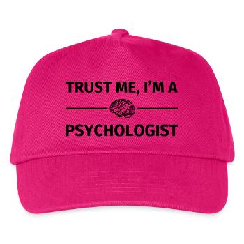 Trust me I'm a Psychologist - Kids’ Baseball Cap - fuchsia - Front
