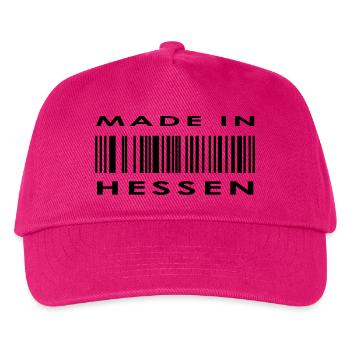 Made in Hessen - Kinder Basecap - Fuchsia - Vorne