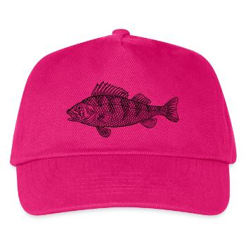 fish388 - Kinder Basecap - Fuchsia - Vorne