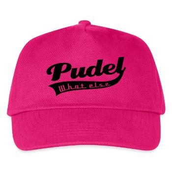 Pudel - Kinder Basecap - Fuchsia - Vorne