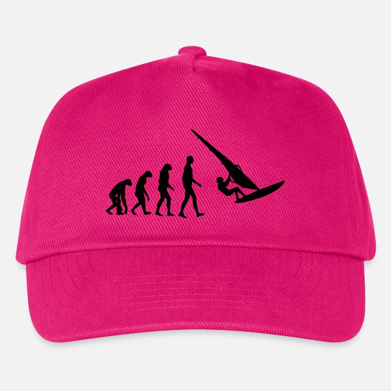 Windsurfen / Windsurfer / Windsurf / Windsurfing - Kinder Basecap - Fuchsia