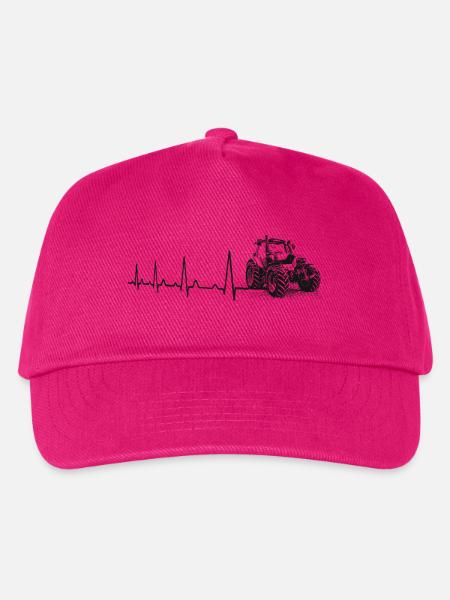 Herzschlag - Landwirt - Kinder Basecap - Fuchsia