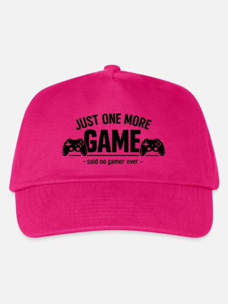 Nur noch ein Spiel - Kinder Basecap - Fuchsia