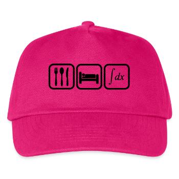 manger_dormir_calculer - Kinder Basecap - Fuchsia - Vorne