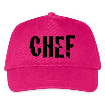 chef - Casquette de baseball Enfant - fuchsia - Devant