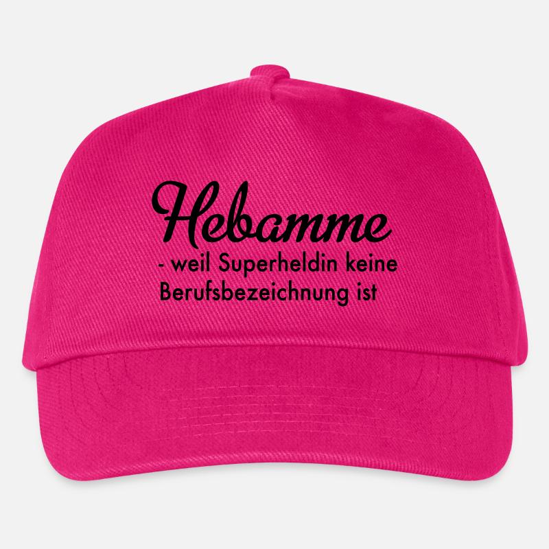 Hebamme - Kinder Basecap - Fuchsia
