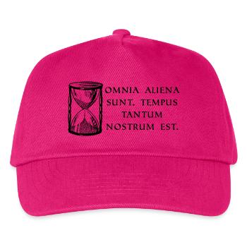 everything is foreign property only the time ge black - Kids’ Baseball Cap - fuchsia - Front