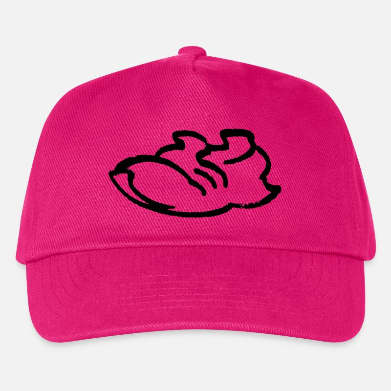 Contour de la chaussure de course - Casquette de baseball Enfant - fuchsia