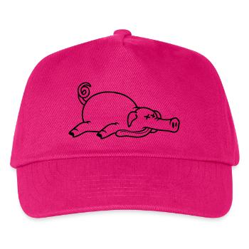 Unconscious Dead Pig Cricket Eating Meat - Kids’ Baseball Cap - fuchsia - Front