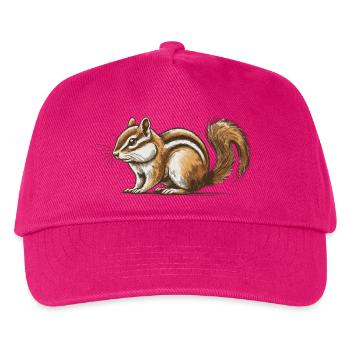 Chipmunk - Kids’ Baseball Cap - fuchsia - Front
