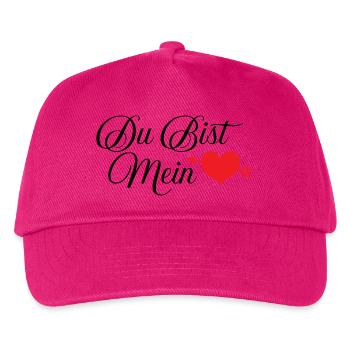 Du bist mein Herz - Kinder Basecap - Fuchsia - Vorne