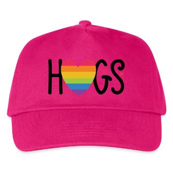 LGBT Pride Monat - Umarmungen - Kinder Basecap - Fuchsia - Vorne