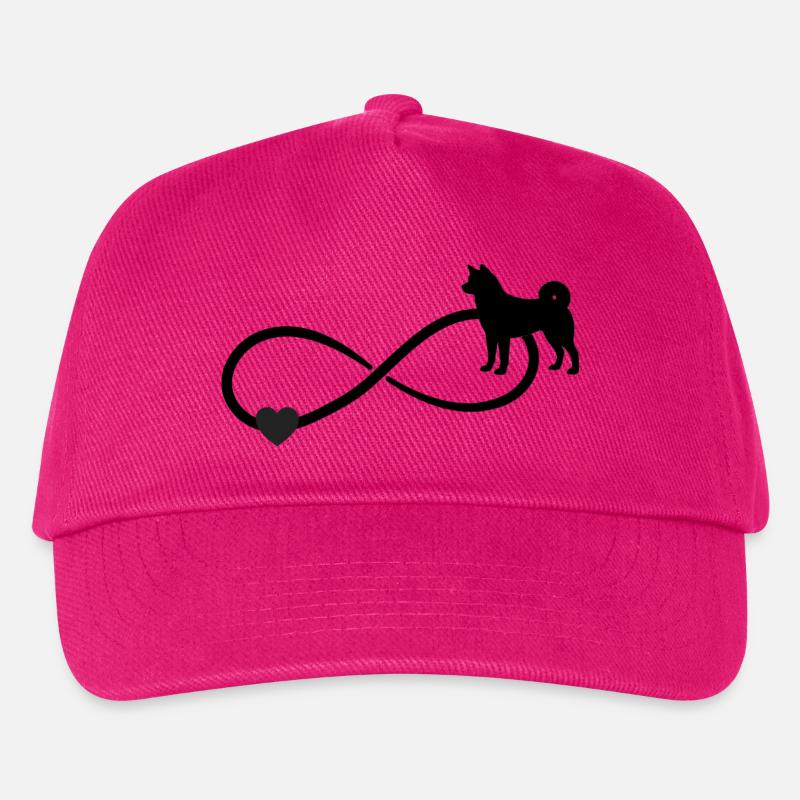 Akita Unendlichkeitszeichen Herz - Kinder Basecap - Fuchsia