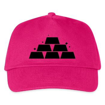 Gold bullion - Kids’ Baseball Cap - fuchsia - Front