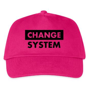 Change system - Kinder Basecap - Fuchsia - Vorne