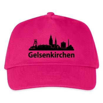 Gelsenkirchen Skyline - Kinder Basecap - Fuchsia - Vorne