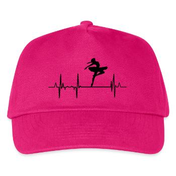 Herzschlag Ballett - Kinder Basecap - Fuchsia - Vorne