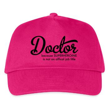 Doctor - Kids’ Baseball Cap - fuchsia - Front