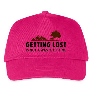 Getting Lost - Shirt for nature lovers Forest Nature - Kids’ Baseball Cap - fuchsia - Front