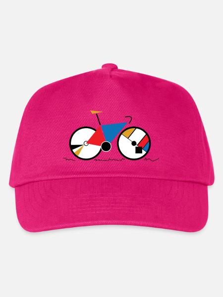 Mondrian Fahrrad - Kinder Basecap - Fuchsia