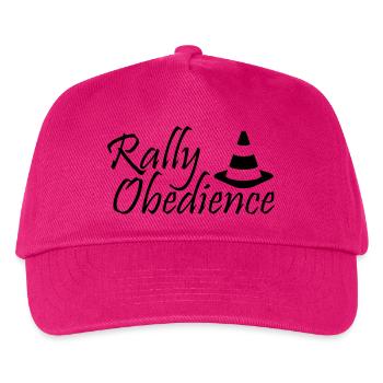 Rally Obedience - Kinder Basecap - Fuchsia - Vorne