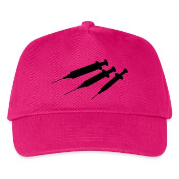 hospital medical syringe syringe - Kids’ Baseball Cap - fuchsia - Front