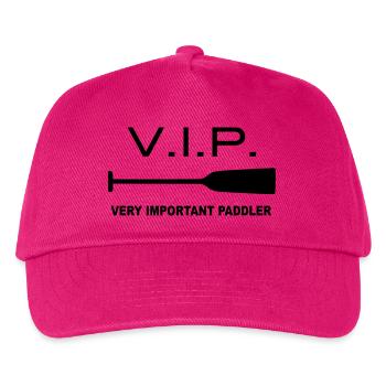 VIP Very Important Dragon Boat Paddlers Canoe 1c - Kids’ Baseball Cap - fuchsia - Front