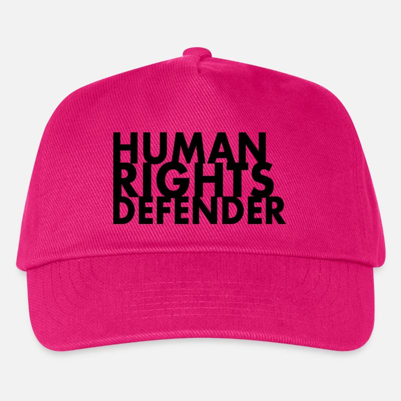 Human rights defender - Kinder Basecap - Fuchsia