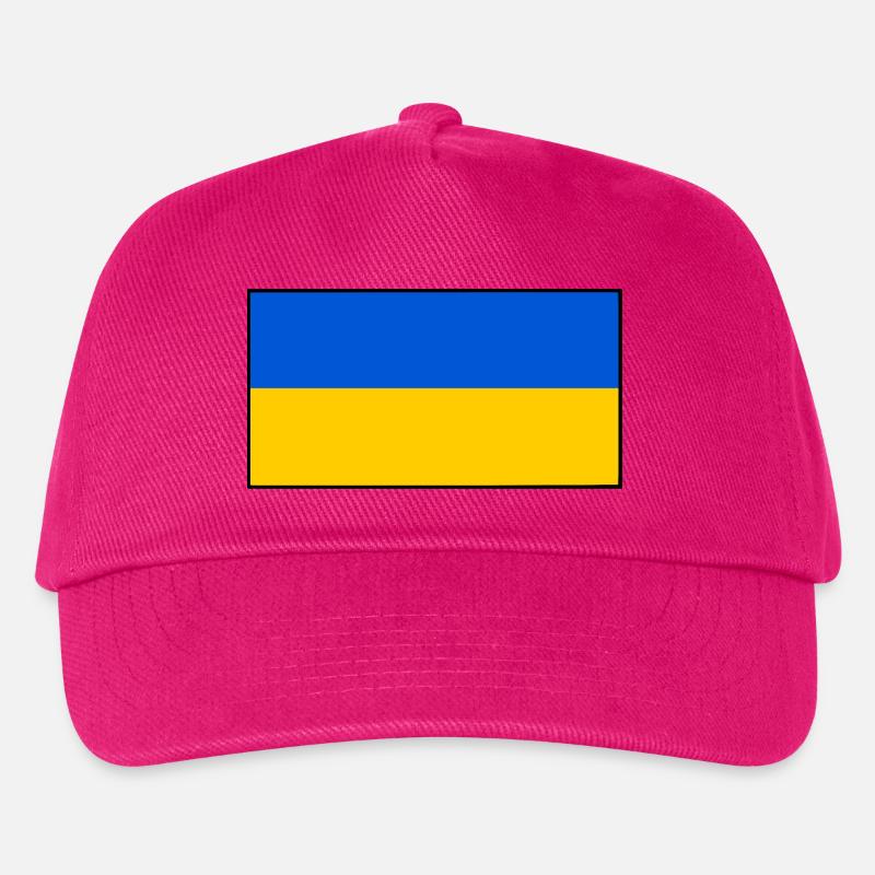 Ukraine - Kinder Basecap - Fuchsia