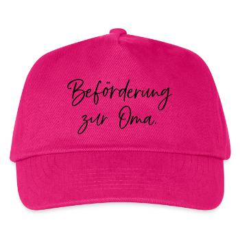 Promotion to grandma - Kids’ Baseball Cap - fuchsia - Front