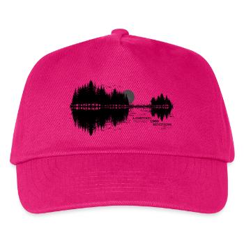 1989 Gitarre Natur Musik 37. Geburtstag - Kinder Basecap - Fuchsia - Vorne