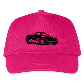 Cabrio - Kinder Basecap - Fuchsia - Vorne