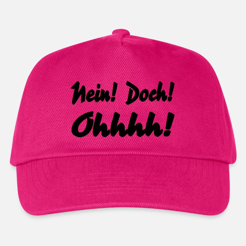 Nein Doch Ohhhh - Kinder Basecap - Fuchsia