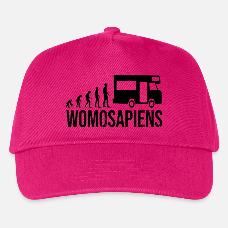 Womosapiens Wohnmobil Evolution - Kinder Basecap - Fuchsia