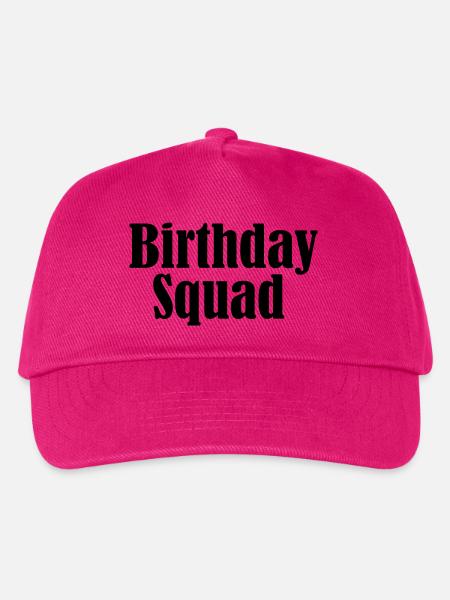 Birthday squad - Kinder Basecap - Fuchsia