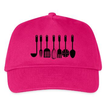 Kitchen utensils - Kids’ Baseball Cap - fuchsia - Front