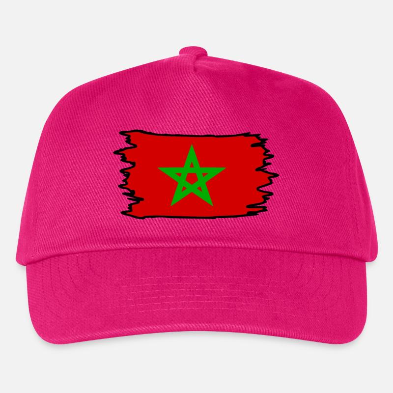 Marokko - Kinder Basecap - Fuchsia
